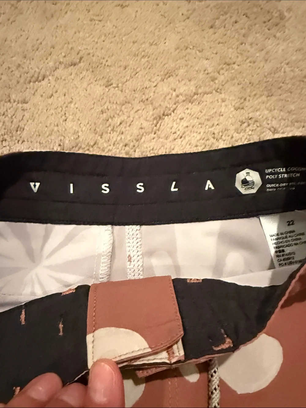 Boys size 8 VISSLA Swim Shorts